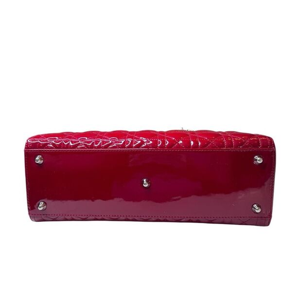 Dior Large Patent Leather Lady Dior - Picture 10 of 13